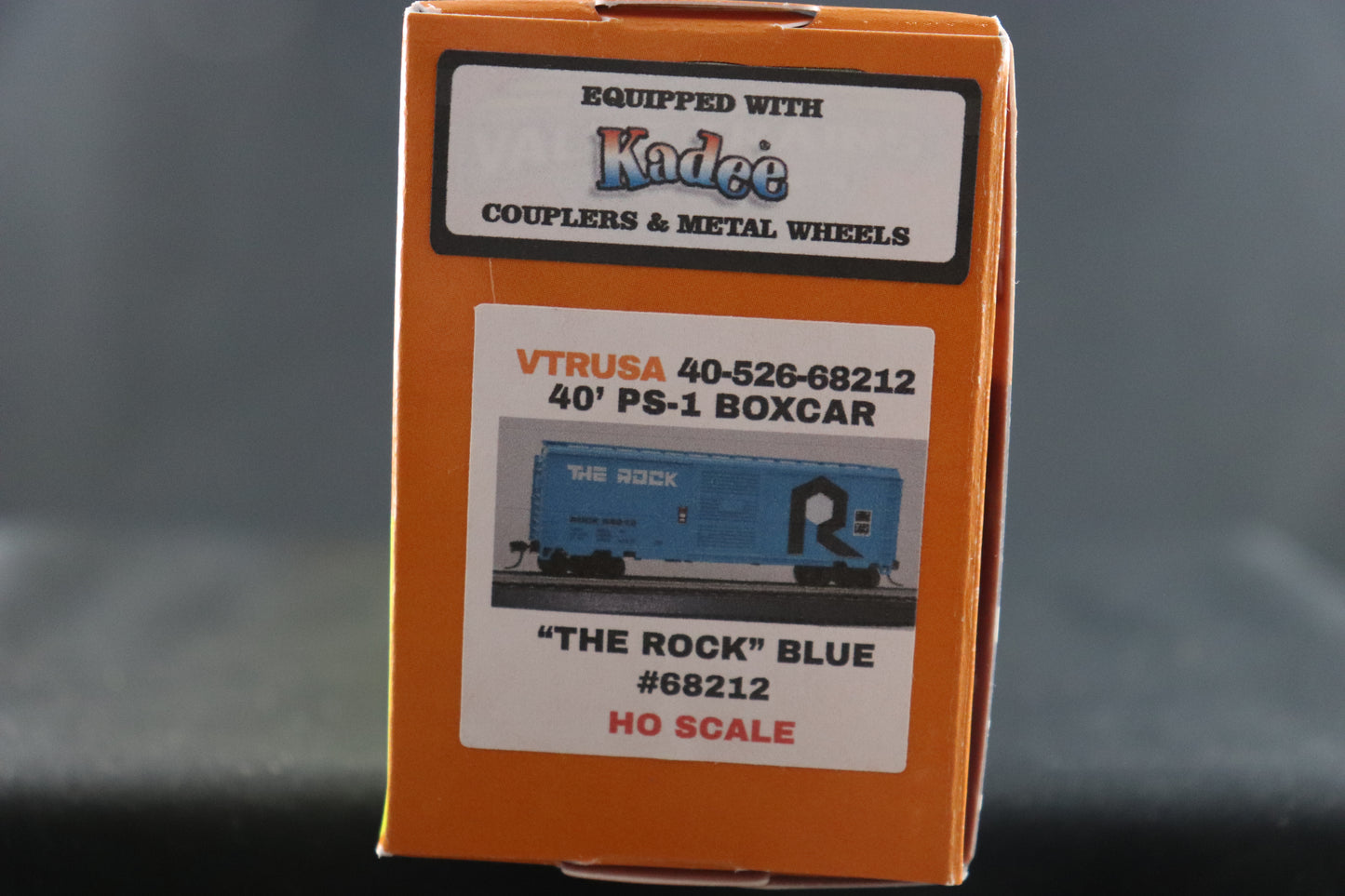 Value Trains 40' PS-1 "The Rock" Blue Boxcar #68212