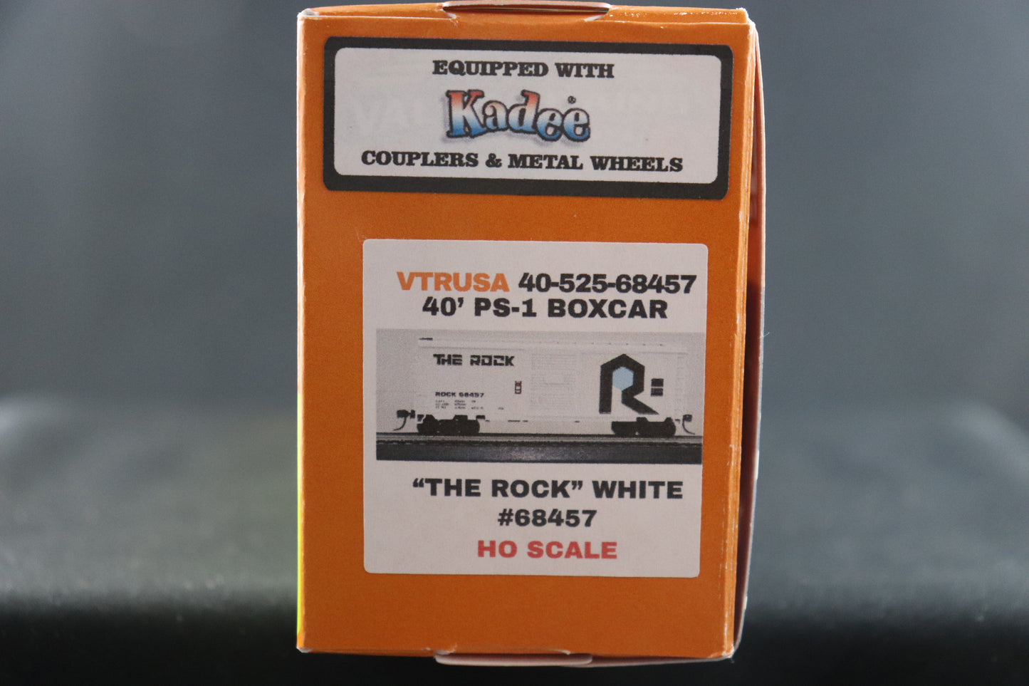 Value Trains 40' PS-1 "The Rock" White Boxcar #68457