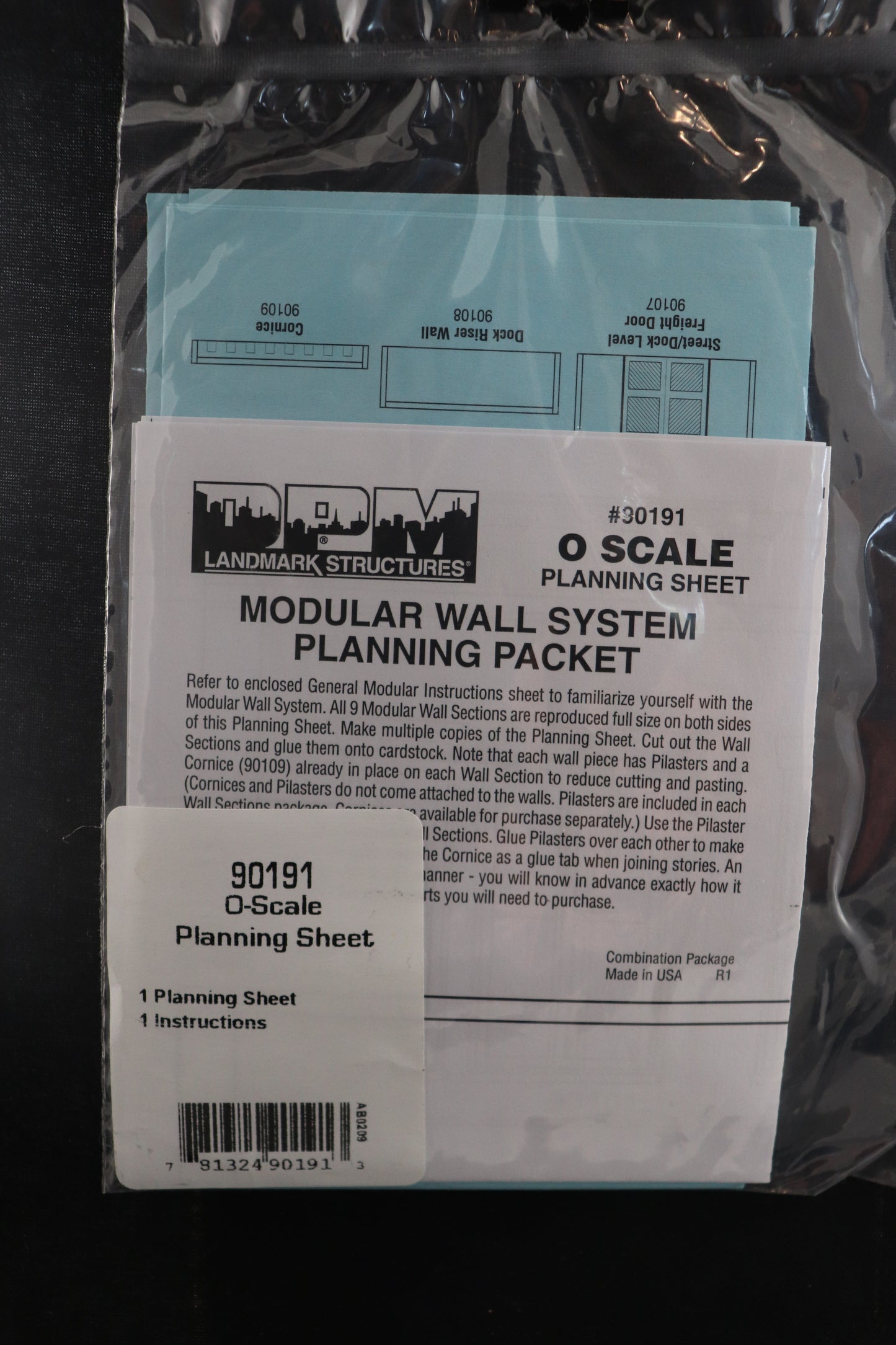 O Scale DPM Modular Wall System Planning Packet