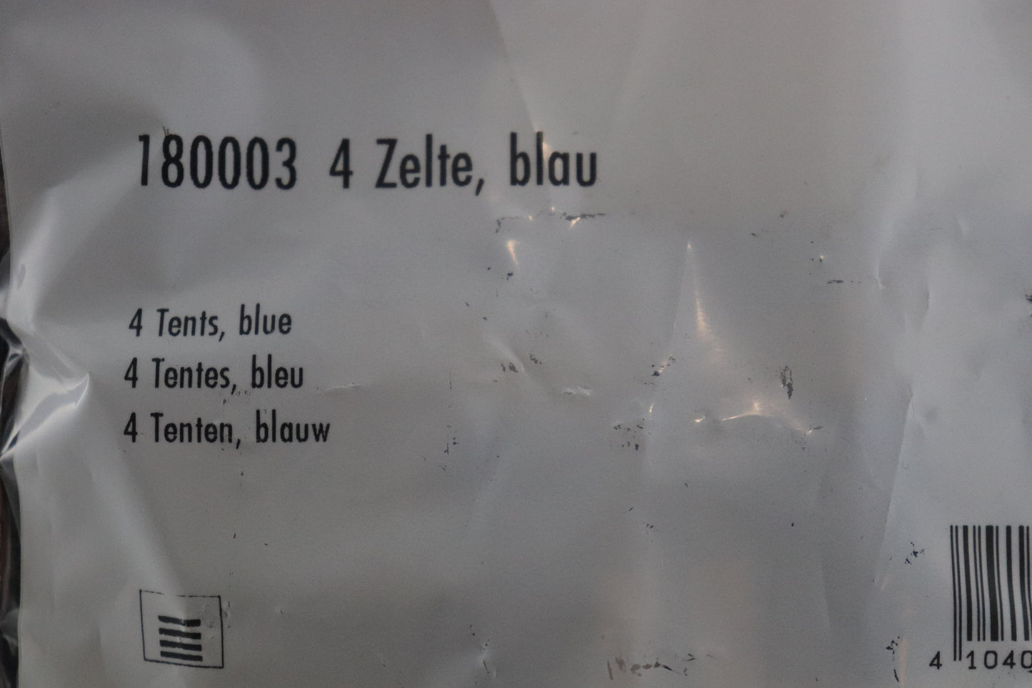 HO Scale Faller Tents Blue 180003
