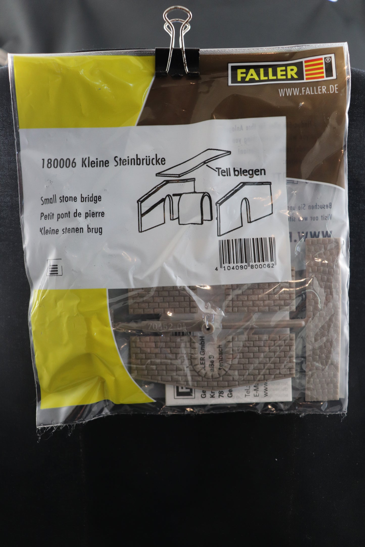 HO Scale Faller Small Stone Bridge
