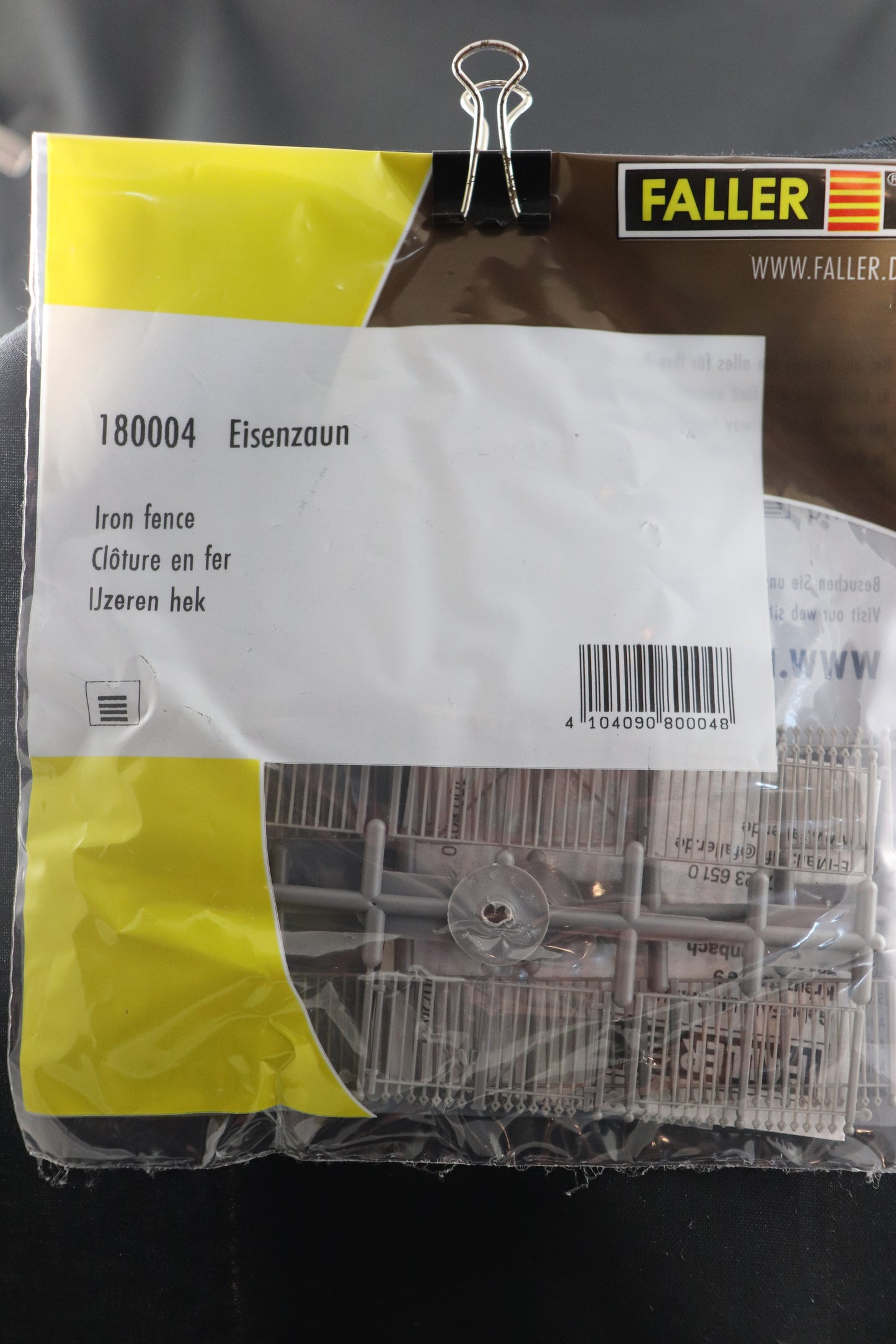 HO Scale Faller Iron Fence