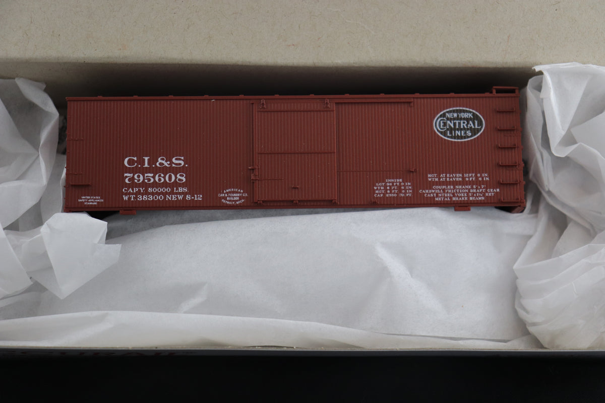 HO Scale Accurail 36' Double /sheath Wood Boxcar #81893 CI&S/NYC