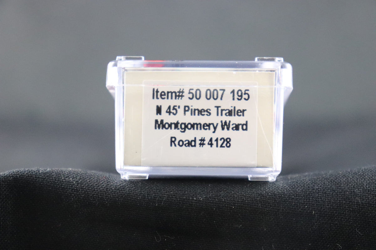 N Scale Atlas 45' Pines Trailer Montgomery Ward #4128