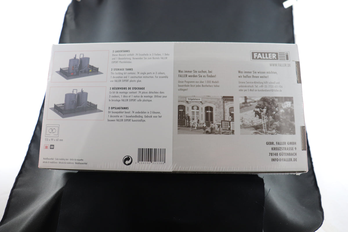 HO Scale Faller 2 Storage Tanks #131338