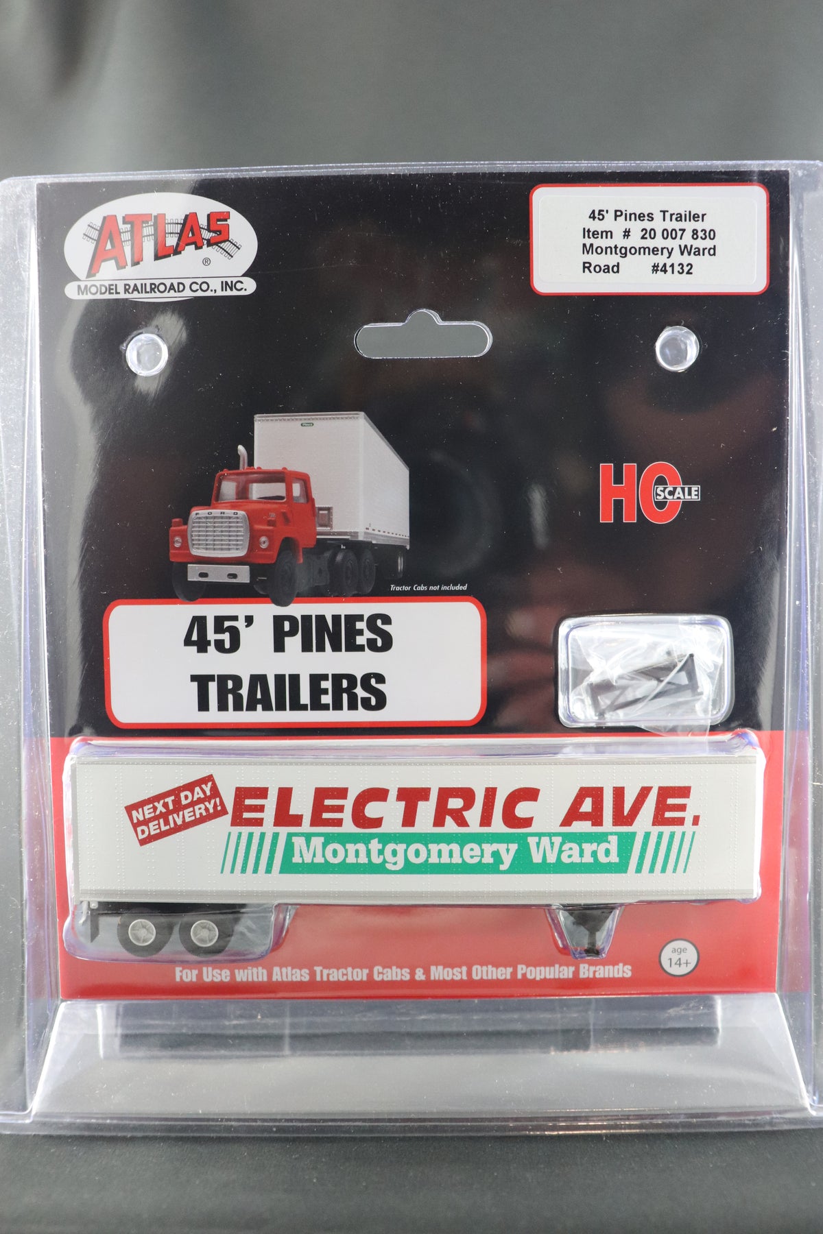 HO Scale Atlas 45' Pines Trailer #20007830 Montgomery Ward Electric Ave #4132
