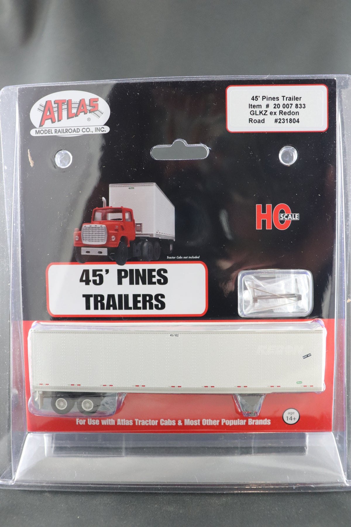 HO Scale Atlas 45' Pines Trailer #20007833 GLKZ ex Redon #231804