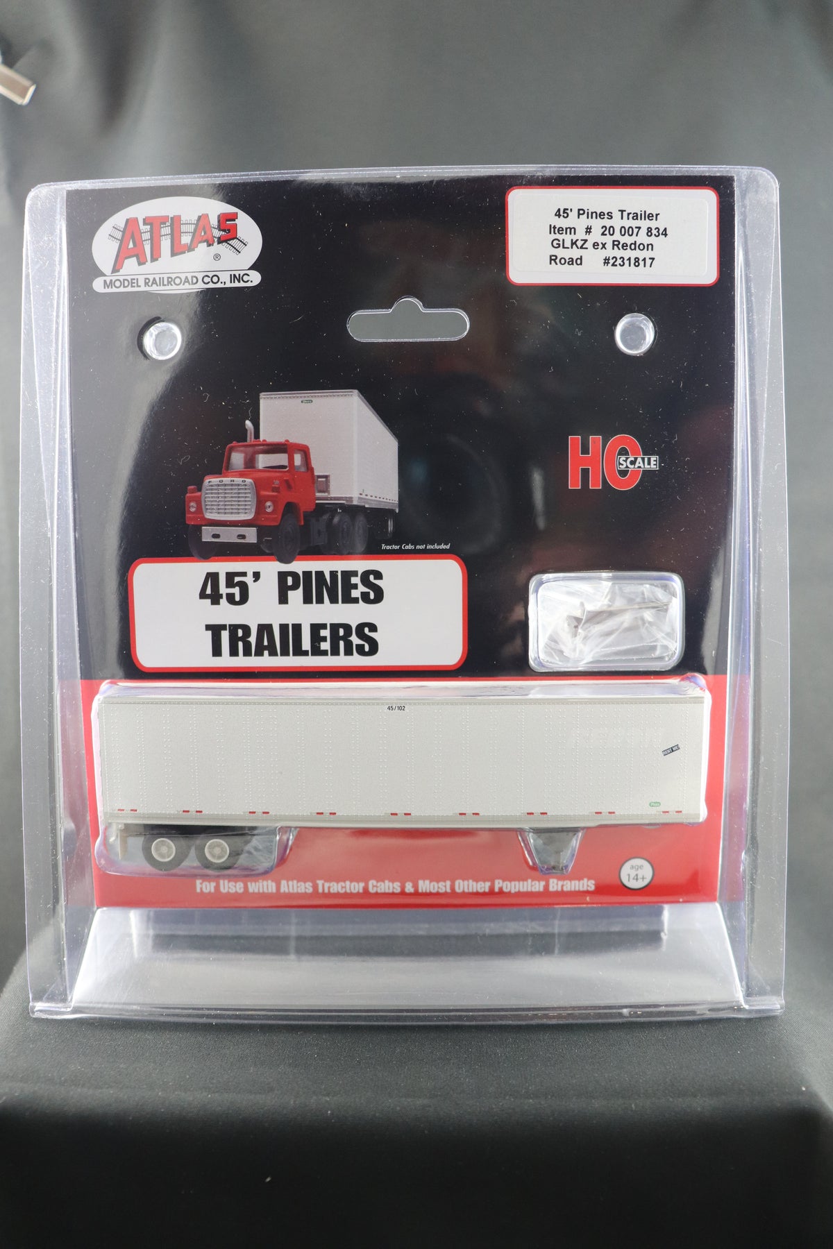 HO Scale Atlas 45' Pines Trailer #20007834 GLKZ ex Redon #231817