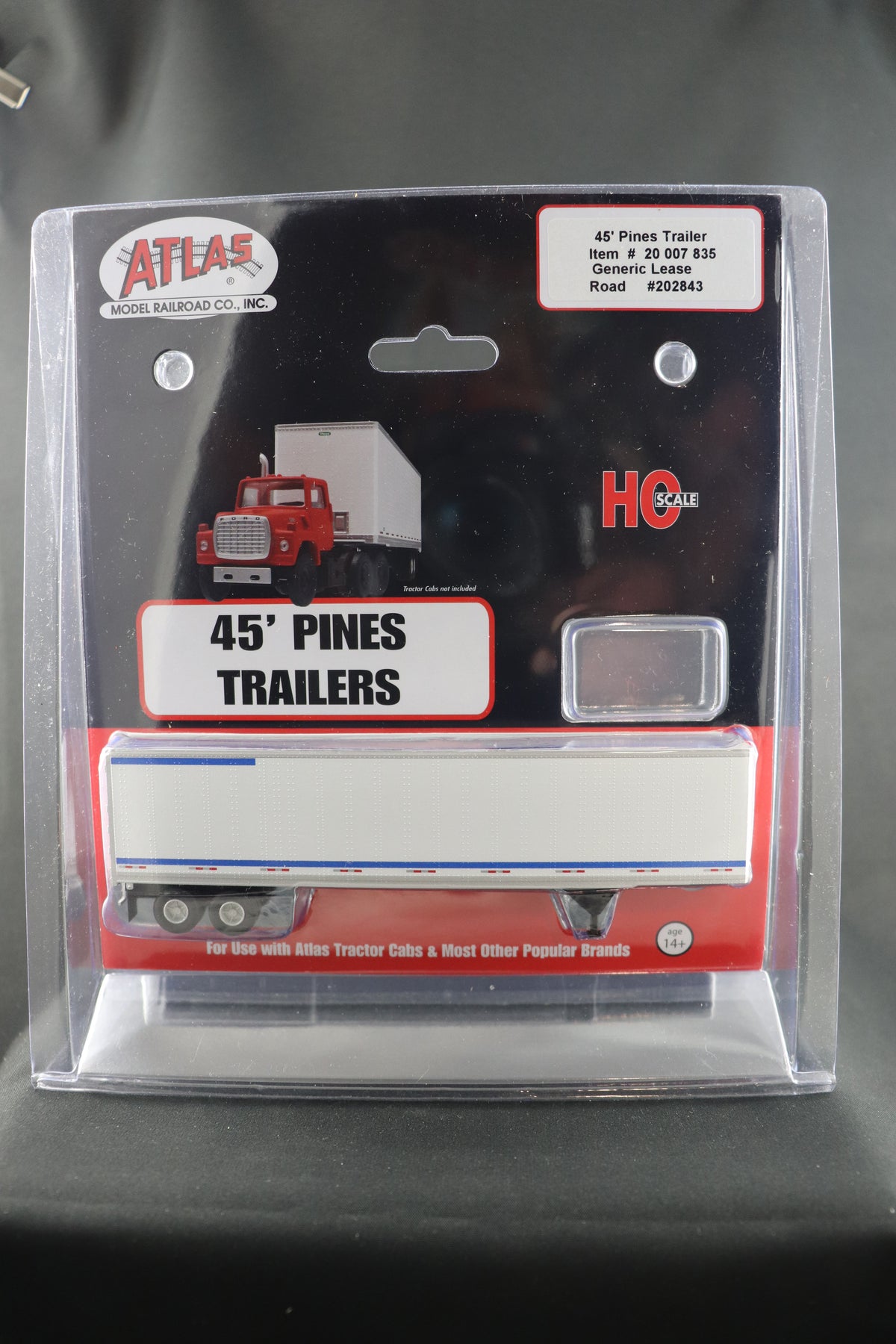 HO Scale Atlas 45' Pines Trailer #20007835 Generic Lease #202843