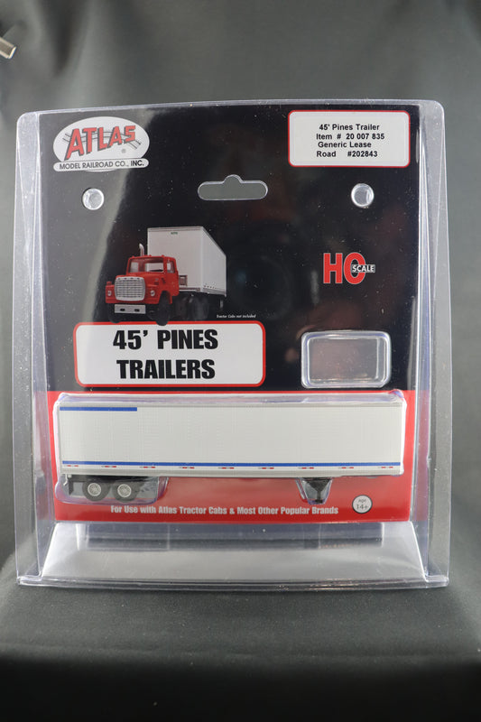 HO Scale Atlas 45' Pines Trailer #20007835 Generic Lease #202843