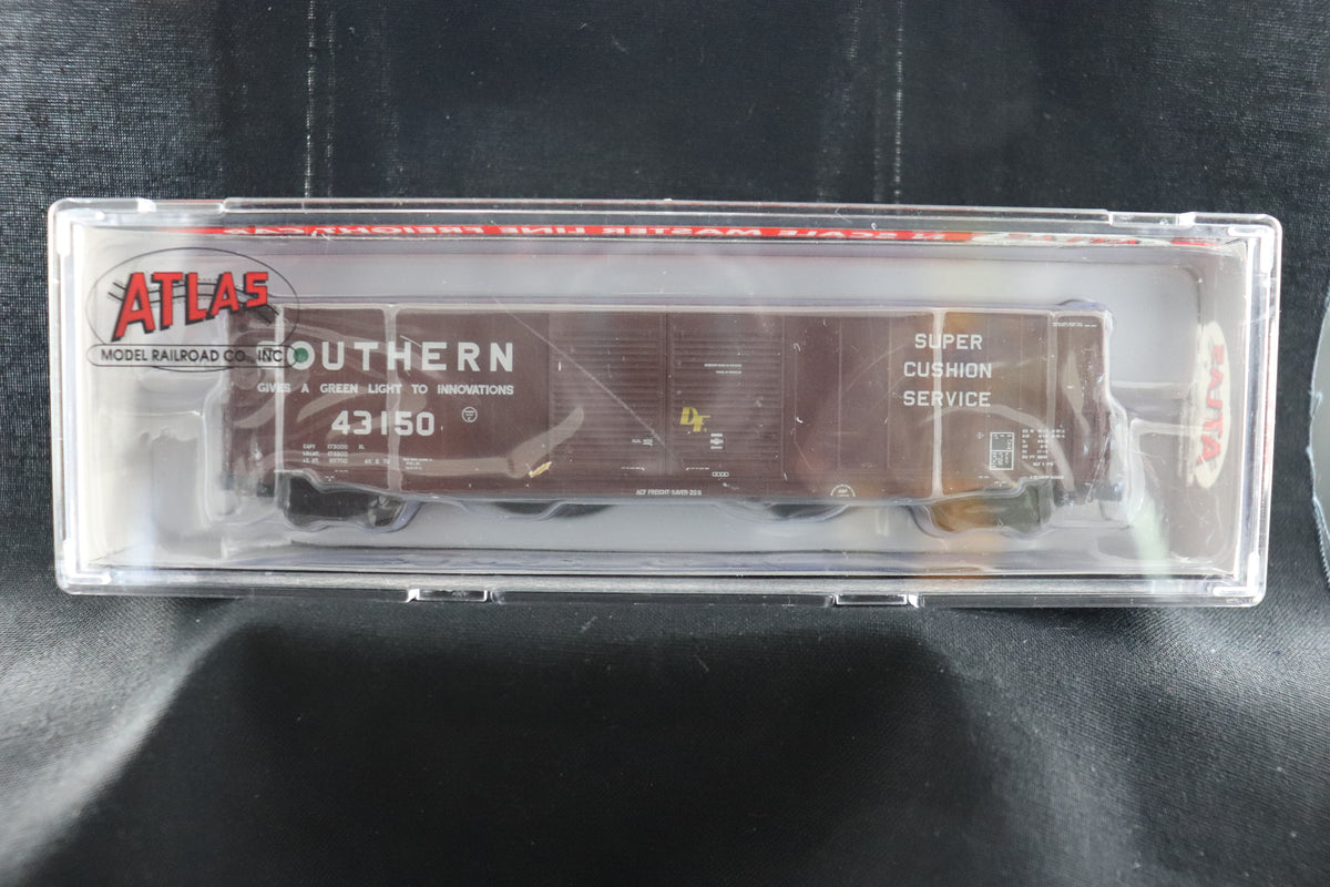 N Scale Atlas N ACF 60' Single Door Auto Parts Box Car Southern #43150