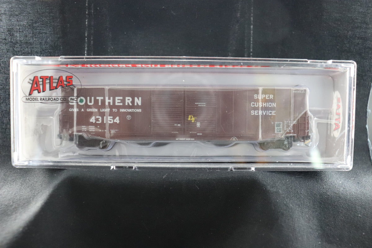 N Scale Atlas N ACF 60' Single Door Auto Parts Box Car Southern #43154