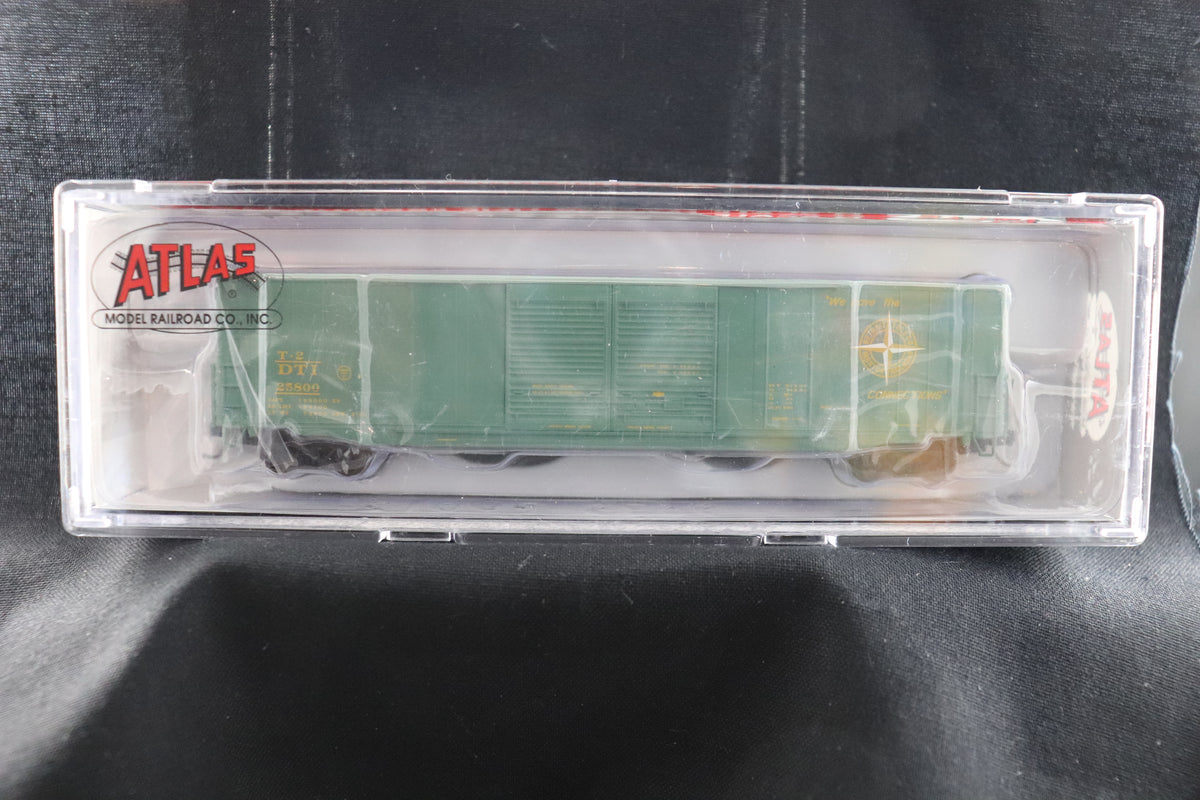 N Scale Atlas N ACF 60' Single Door Auto Parts Box Car DTI #25800
