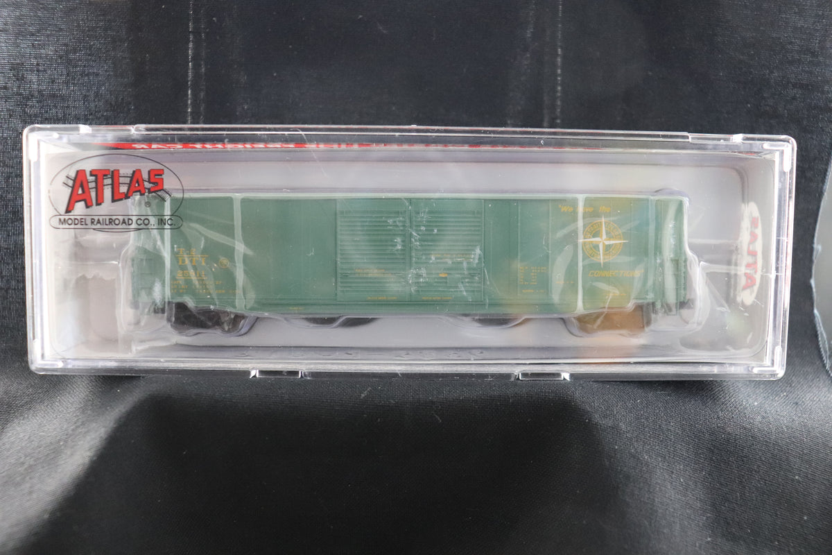 N Scale Atlas N ACF 60' Single Door Auto Parts Box Car DTI #25811