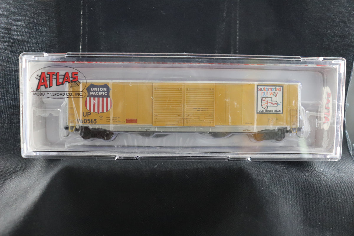 N Scale Atlas N ACF 60' Single Door Auto Parts Box Car UP Automated Railway #960565