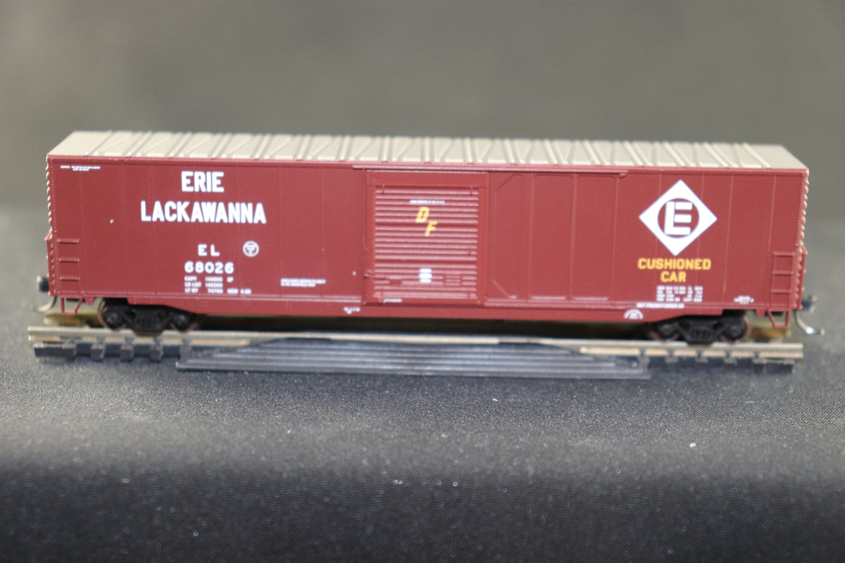 N Scale Atlas N ACF 60' Single Door Auto Parts Box Car Erie Lackawanna #68026