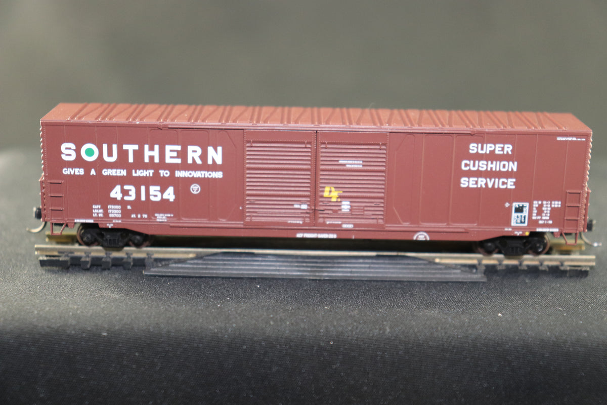 N Scale Atlas N ACF 60' Single Door Auto Parts Box Car Southern #43154