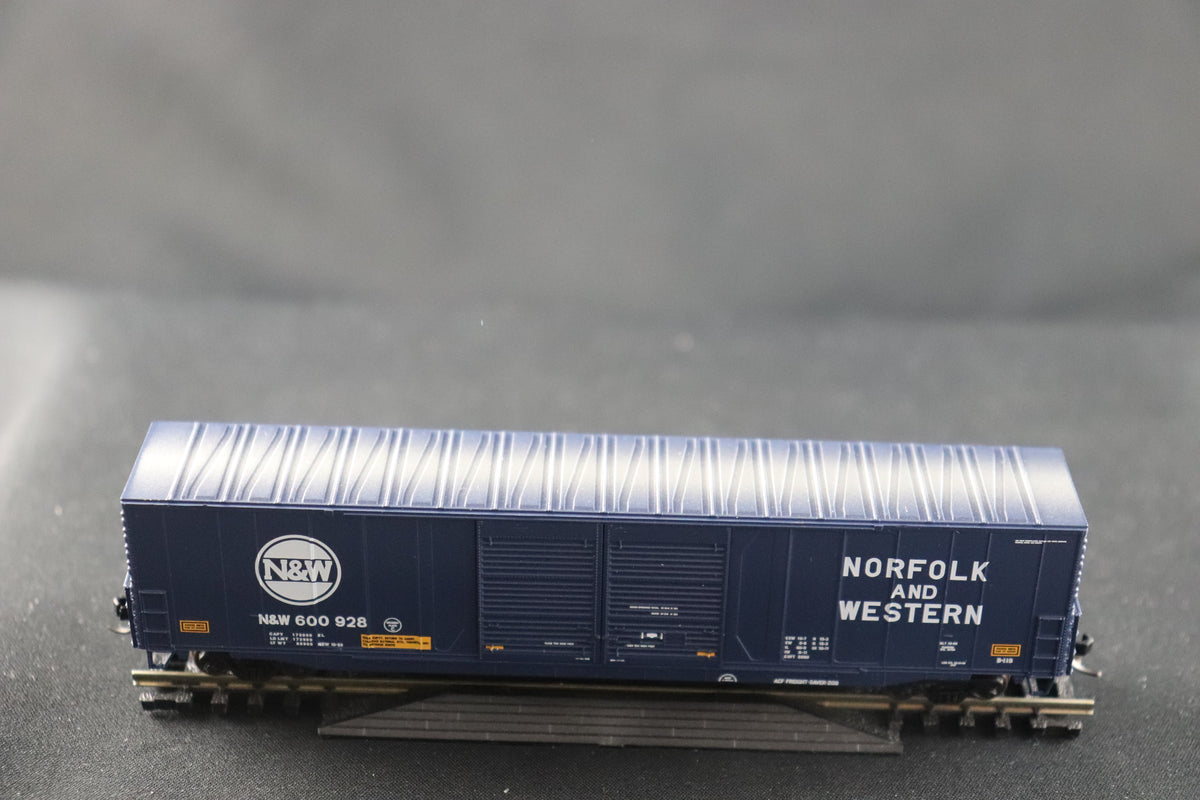 N Scale Atlas N ACF 60' Single Door Auto Parts Box Car Norfolk & Western #600928