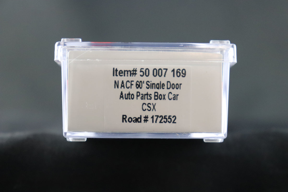 N Scale Atlas ACF 60' Single Door Auto Parts Box Car CSX #172552