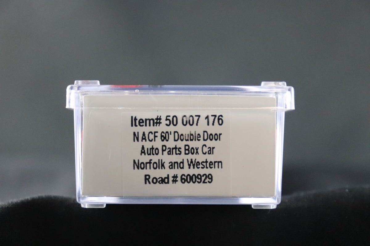 N Scale Atlas N ACF 60' Single Door Auto Parts Box Car Norfolk & Western #600929