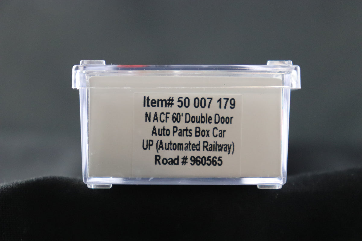 N Scale Atlas N ACF 60' Single Door Auto Parts Box Car UP Automated Railway #960565