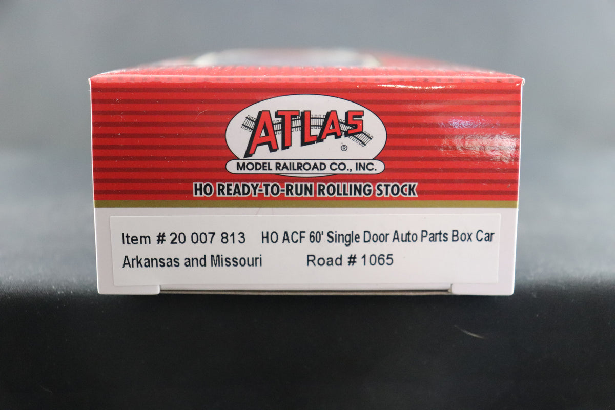 HO Scale Atlas ACF 60' Single Door-Auto Parts Boxcar #1065