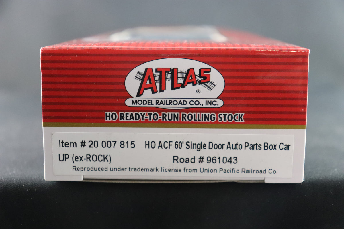 HO Scale Atlas 60' ACF Auto Parts Boxcar UP (Ex-Rock) #961043