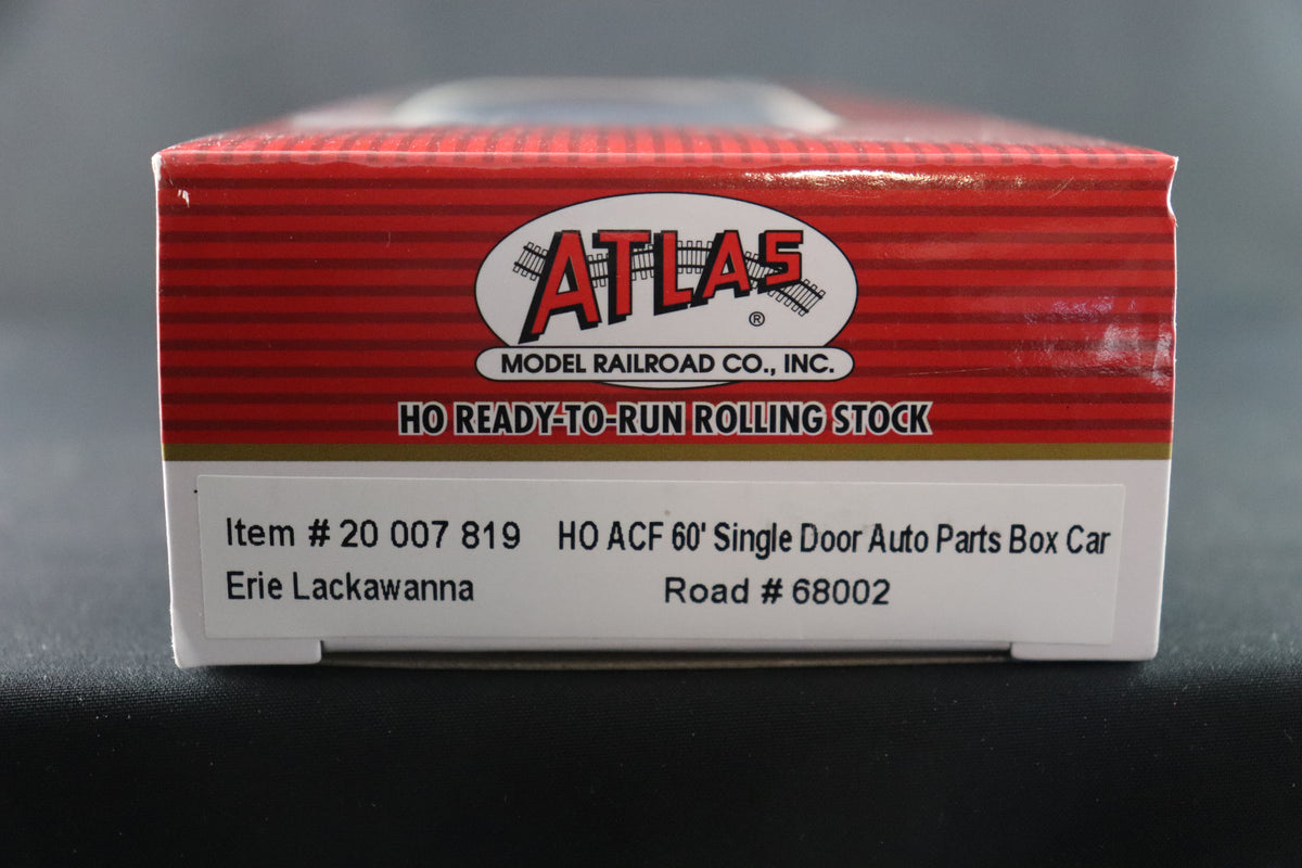 HO Scale Atlas 60' ACF Auto Parts Boxcar Erie Lackawana #68002