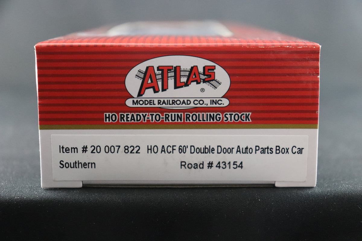 HO Scale Atlas 60' ACF Auto Parts Boxcar Southern #43154