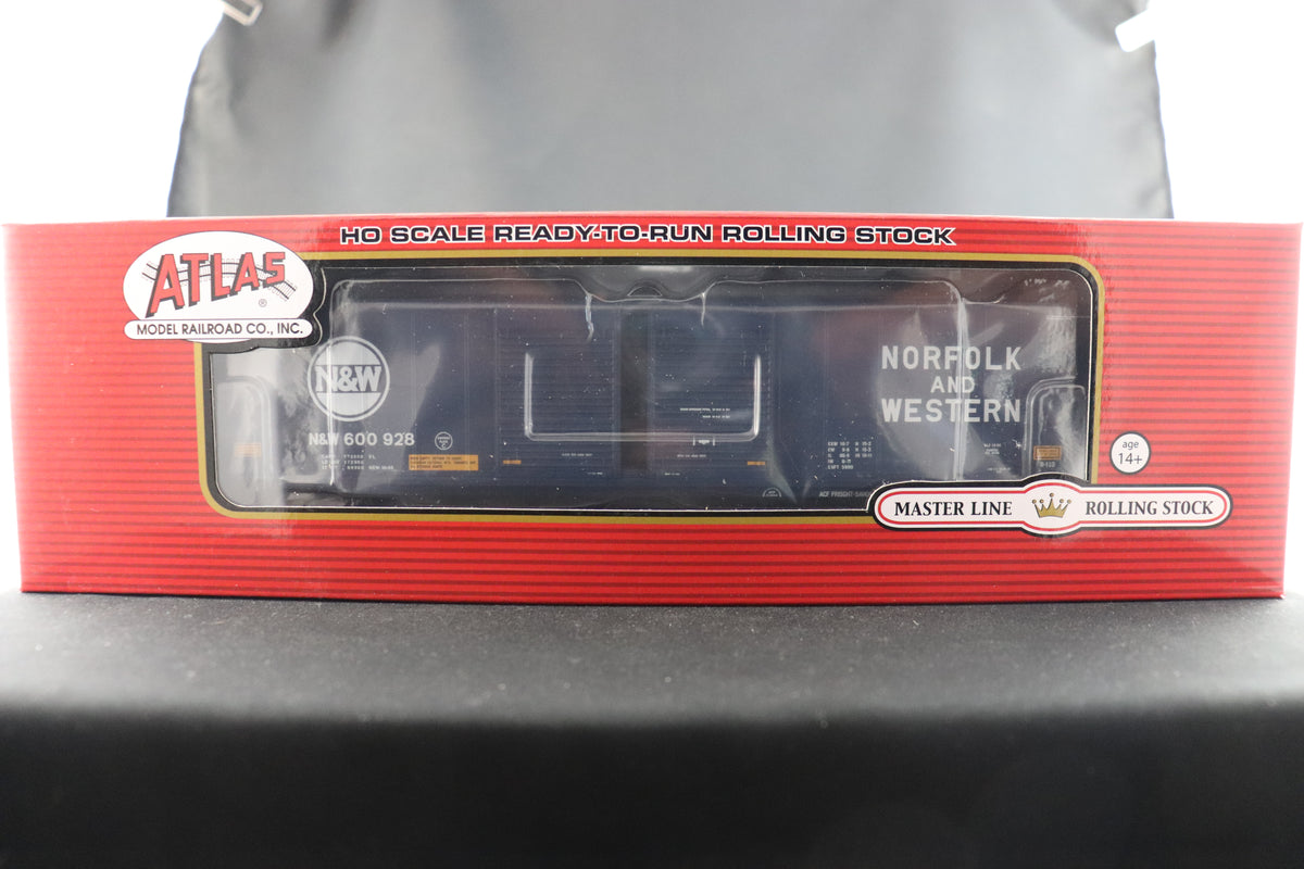 HO Scale Atlas 60' ACF Auto Parts Boxcar Norfolk & Western #600928