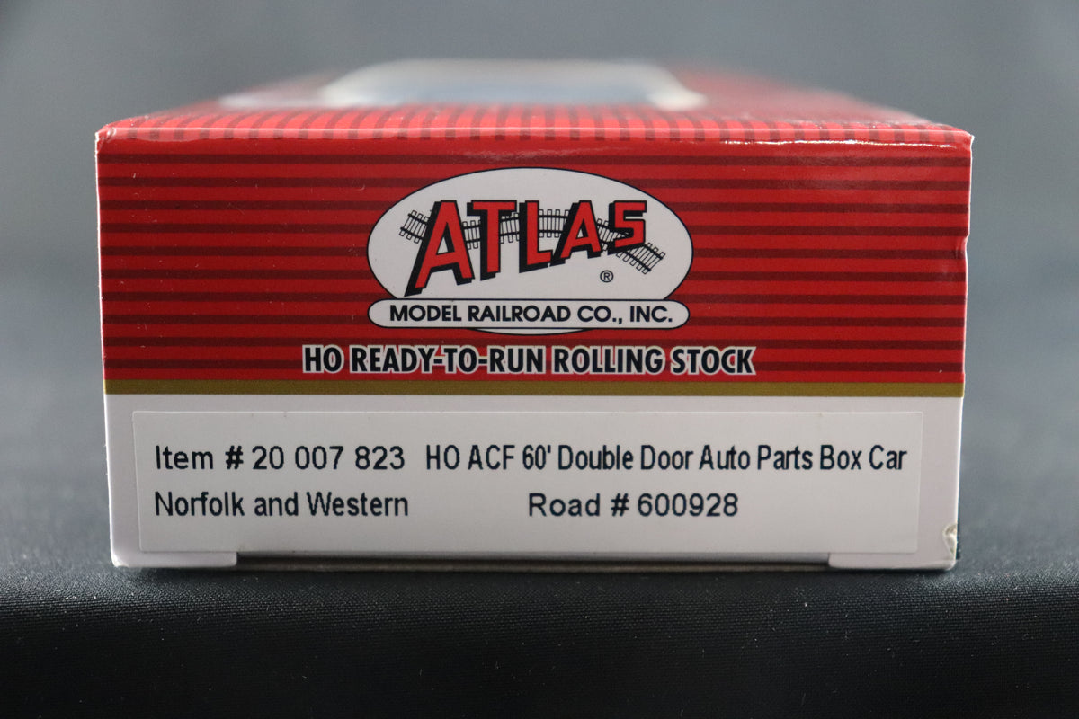 HO Scale Atlas 60' ACF Auto Parts Boxcar Norfolk & Western #600928
