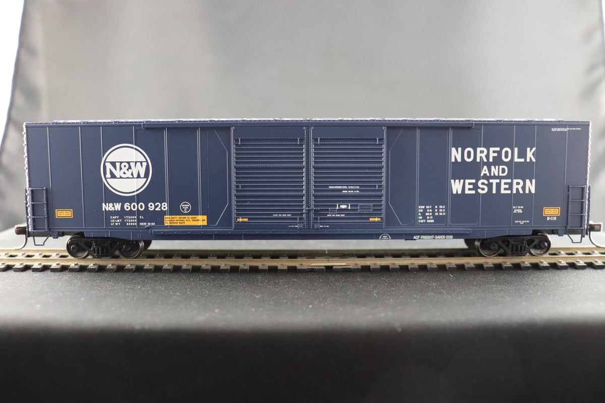 HO Scale Atlas 60' ACF Auto Parts Boxcar Norfolk & Western #600928