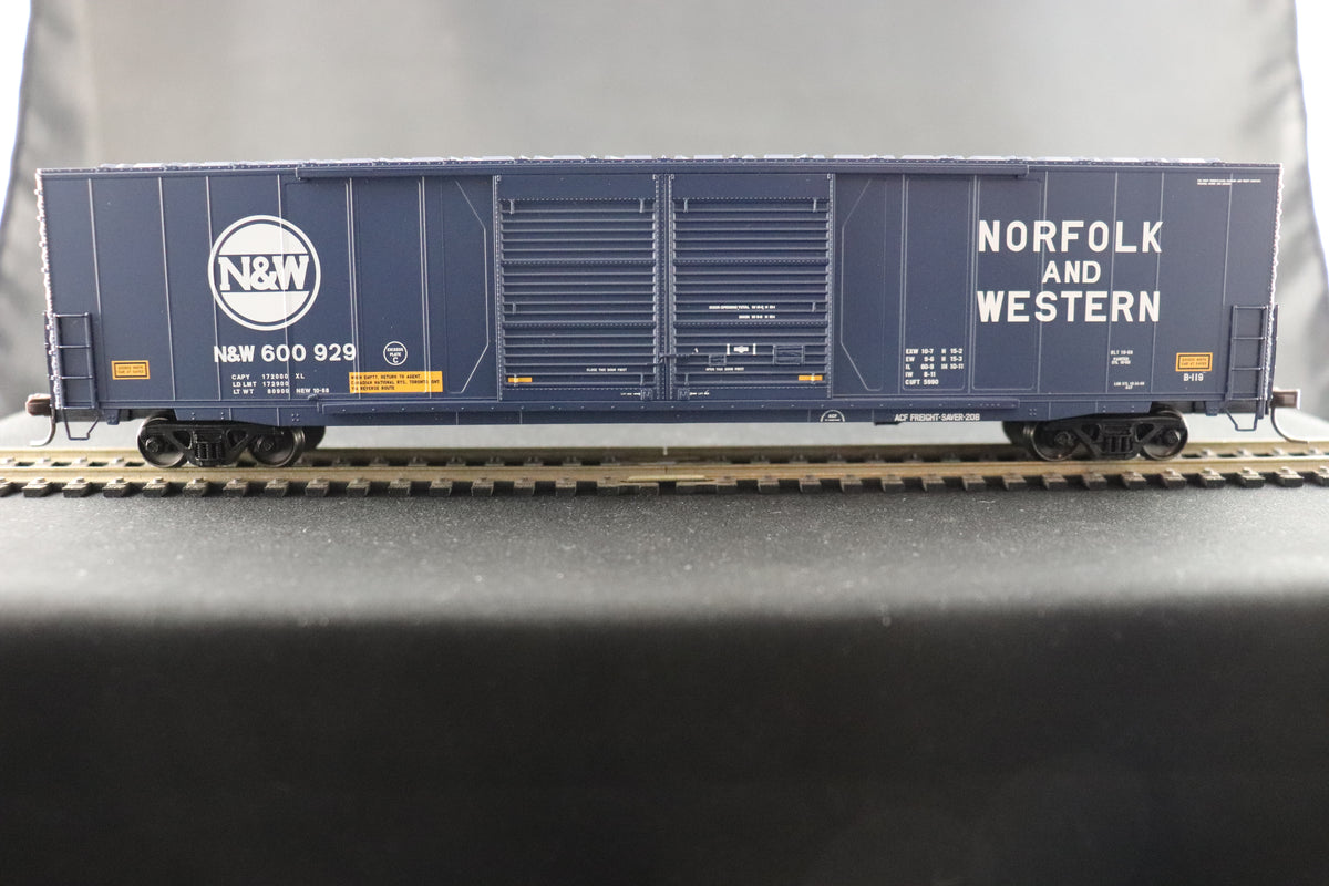 HO Scale Atlas 60' ACF Auto Parts Boxcar Norfolk & Western #600929