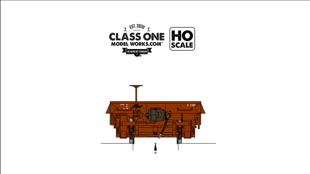 HO Scale Class One Model Works GSC HD Flatcar Grate Deck SOU #50013