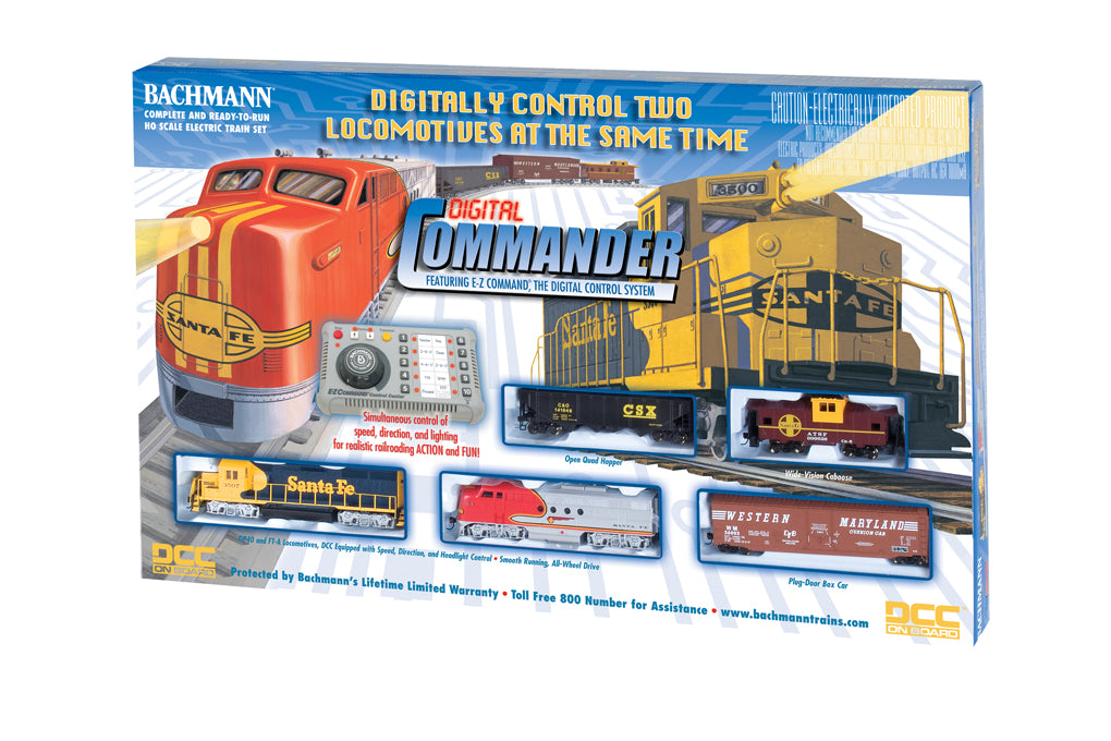 HO Scale DCC Digital Commander Deluxe Train Set