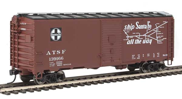 HO Scale WalthersMainline 40' Association of American Railroads 1944 Boxcar - Ready to Run SF#139166