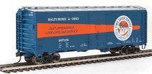 Load image into Gallery viewer, HO Scale WalthersMainline 40&#39; Association of American Railroads 1944 Boxcar - Ready to Run B&amp;O #467106
