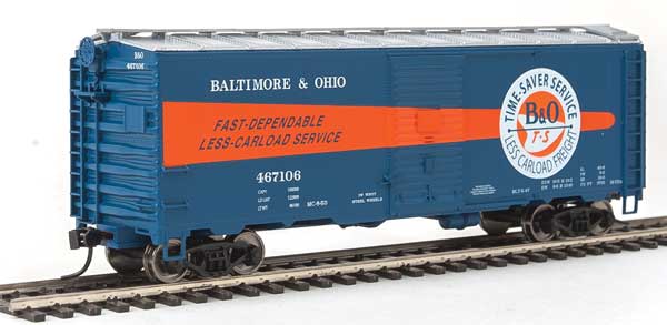 HO Scale WalthersMainline 40' Association of American Railroads 1944 Boxcar - Ready to Run B&O #467106