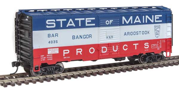 HO Scale WalthersMainline 40' Association of American Railroads 1948 Boxcar - Ready to Run BAR# 4035