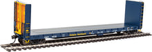 Load image into Gallery viewer, HO Scale WalthersProto 50&#39; CC&amp;F Bulkhead Flatcar - Ready to Run ONT #4538
