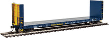 Load image into Gallery viewer, HO Scale WalthersProto 50&#39; CC&amp;F Bulkhead Flatcar - Ready to Run ONT #4538
