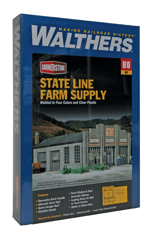 HO Scale Walthers Cornerstone State Line Farm Supply