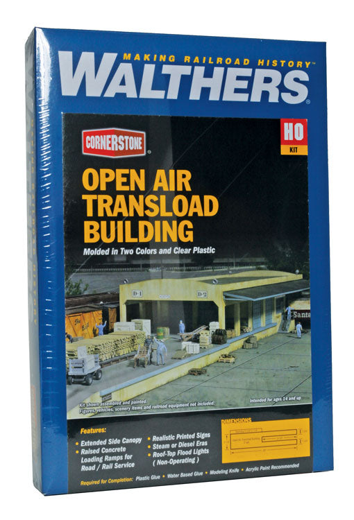 HO Scale Walthers Cornerstone Open Air Transload Building
