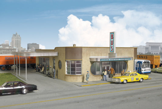 HO Scale Walthers Cornerstone Silver Springs Bus Terminal  #2934