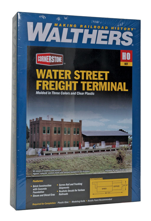 HO Scale Walthers Cornerstone Water Street Freight Terminal #3009