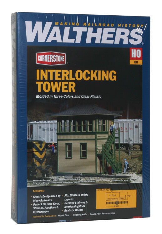 HO Scale Walthers Cornerstone Interlocking Tower  #3071