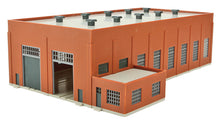 Load image into Gallery viewer, N Scale Walthers Cornerstone Two-Stall 130&#39; Brick Diesel House #3266
