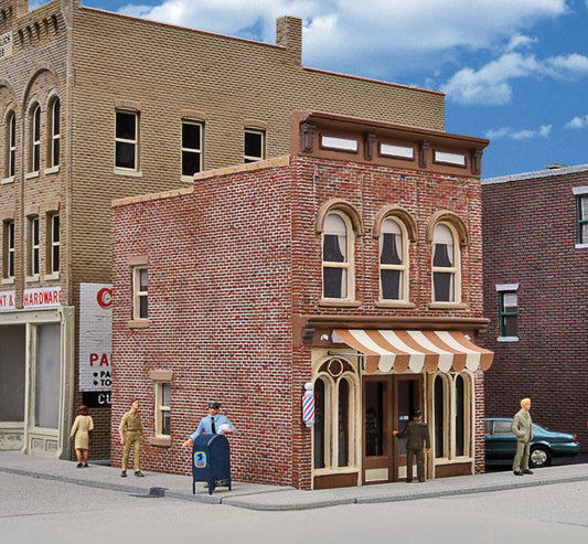 HO Scale Walthers Cornerstone Vic's Barber Shop