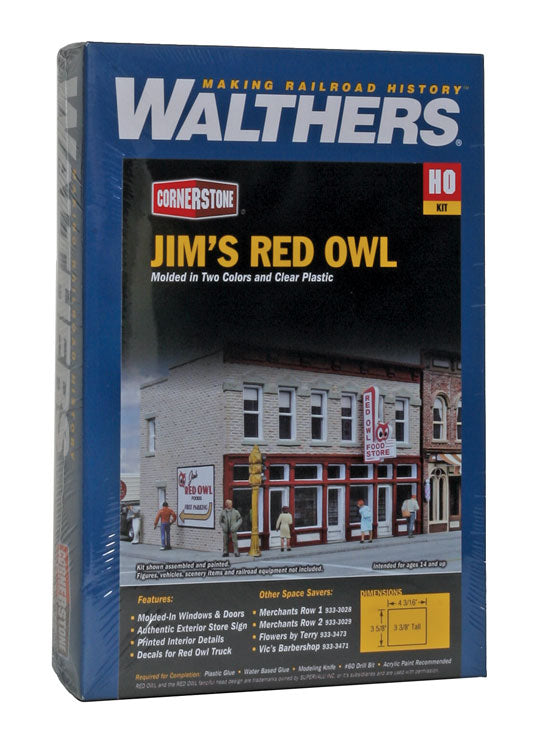 HO Scale Walthers Cornerstone Jim's Red Owl