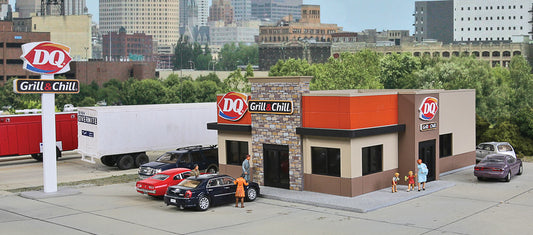 HO Scale Walthers Cornerstone DQ Grill & Chill(R)  #3485